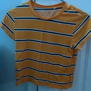 PacSun Basics Yellow and Black Tee